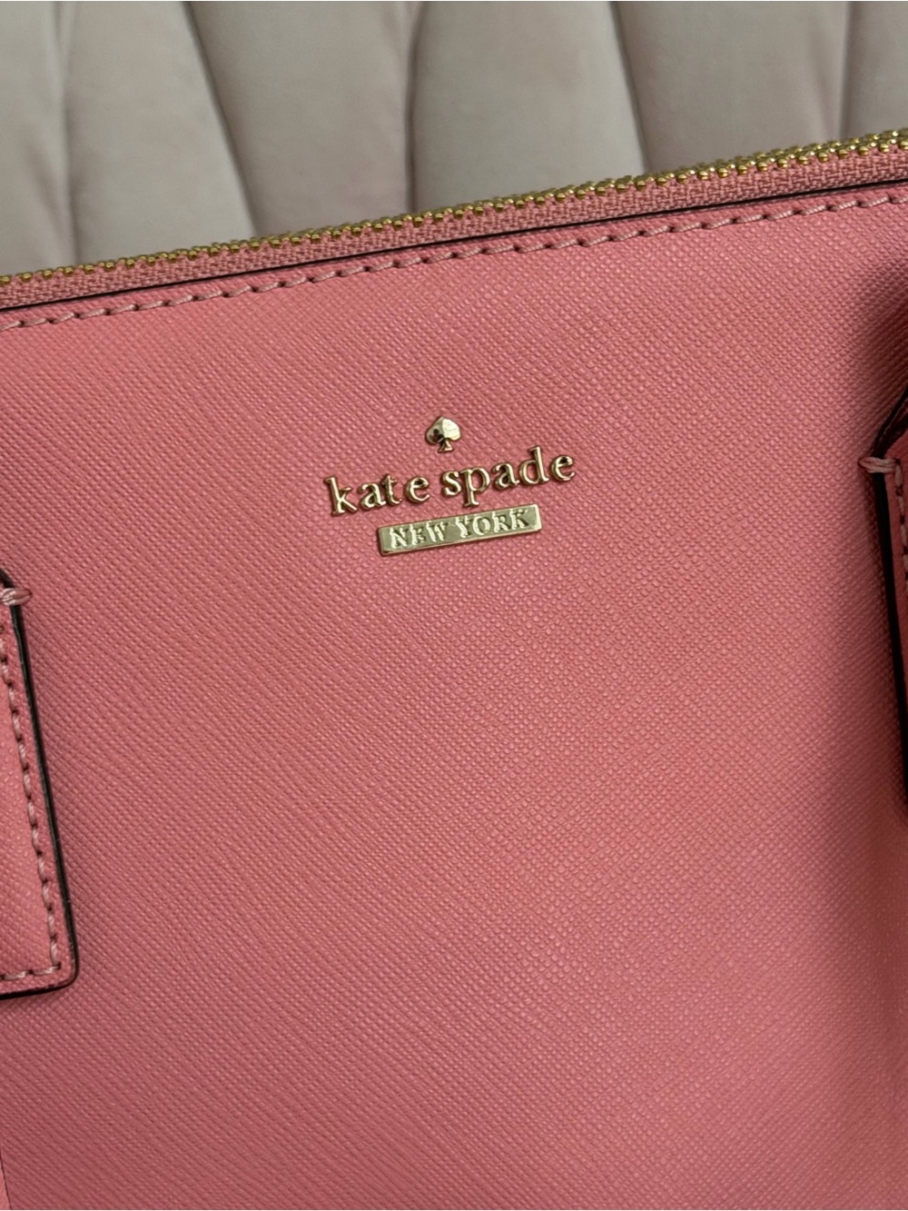 🩷 Kate Spade ♠️ Pink Leather Cameron Street Teagan Satchel - Picture 3 of 16
